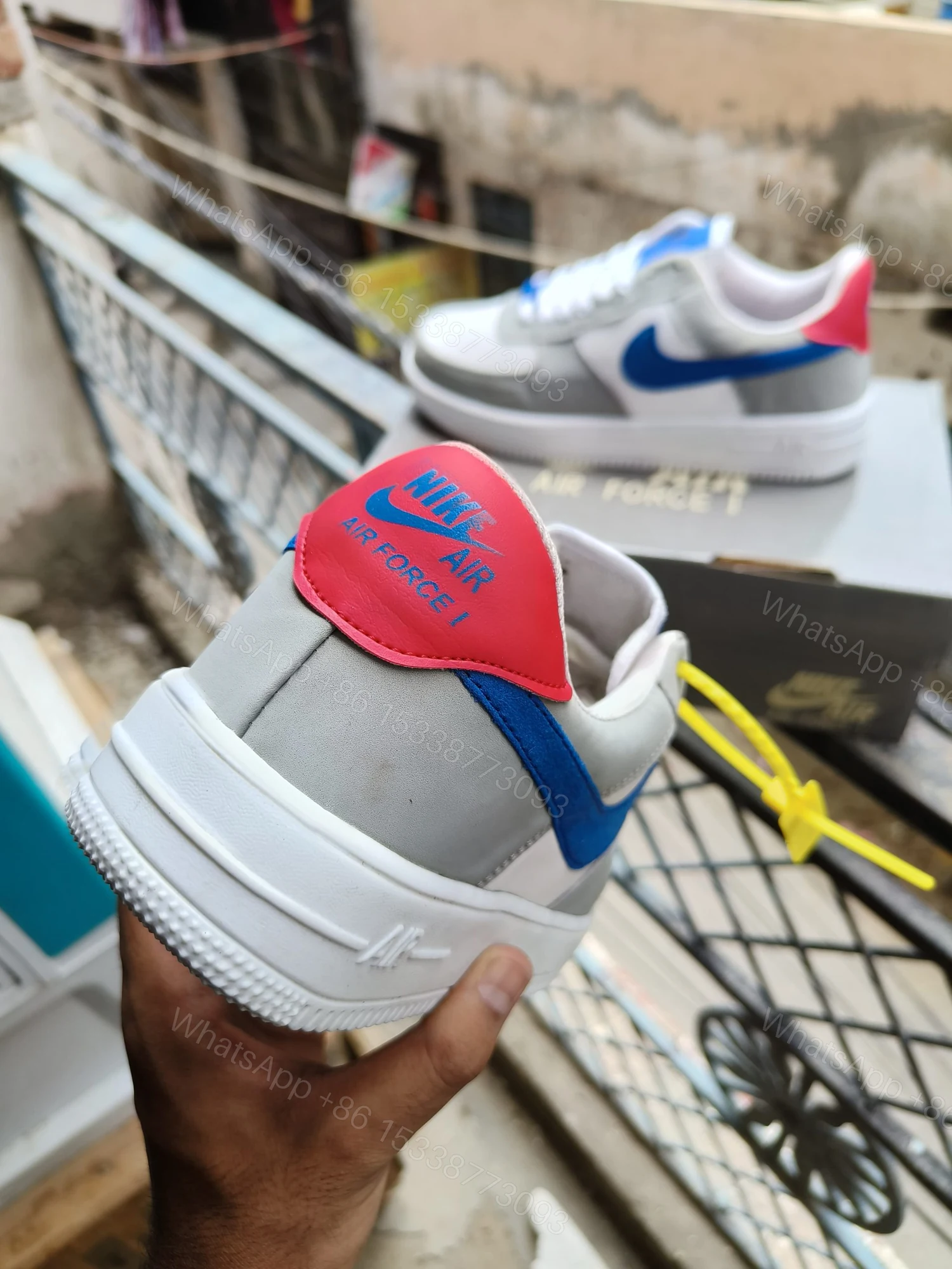 View 8 of BUY FIRST COPY NIKE AF1 UNDEFEATED HH PREMIUM LEATHER SNEAKERS ON SALE