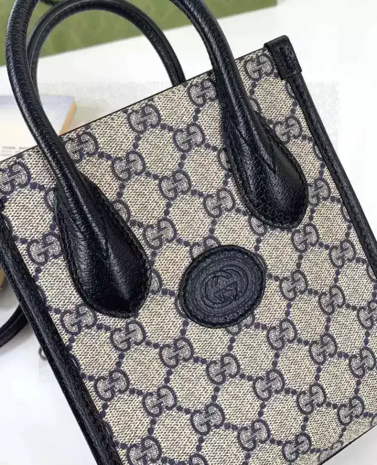 View 7 of MINI TOTE BAG WITH INTERLOCKING G – GBC068