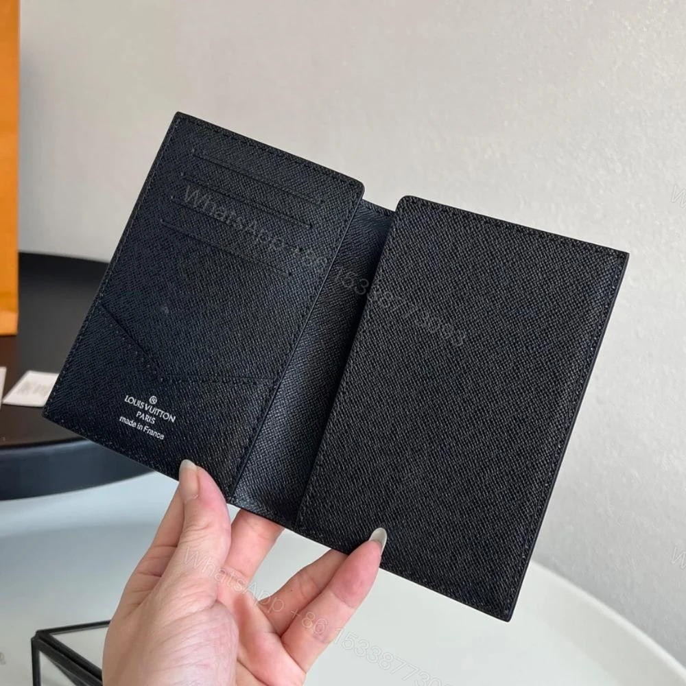 View 6 of Louis Vuitton Passport Cover Monogram Eclipse Black 14Cm M64501