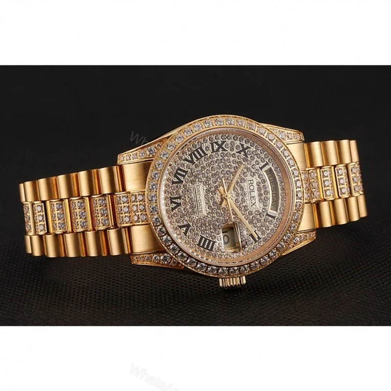 View 4 of Superclone Rolex Day-Date Gold Dial 1453956 37 mm