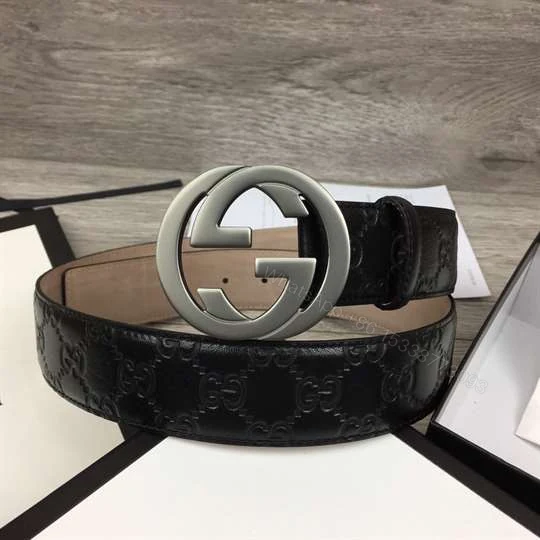 View 6 of GUCCI GG SUPREME BELT WITH G BUCKLE – B43