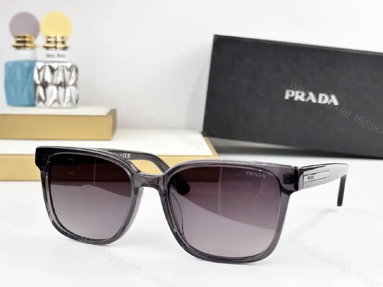 Bold-Frame Acetate Sunglasses: Modern Luxury, UV Protection — view 1