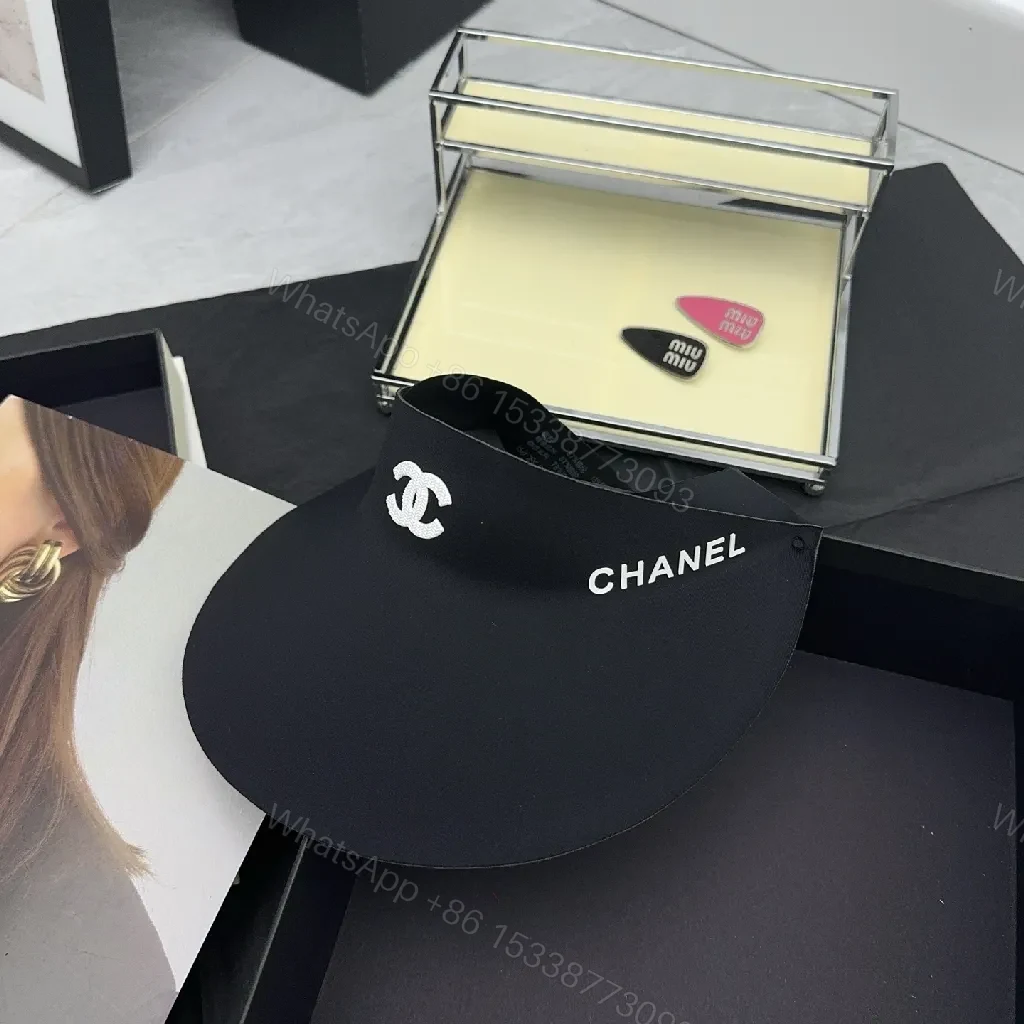 View 6 of Bold Visor Cap: Signature Chanel Accent, All-Season Comfort