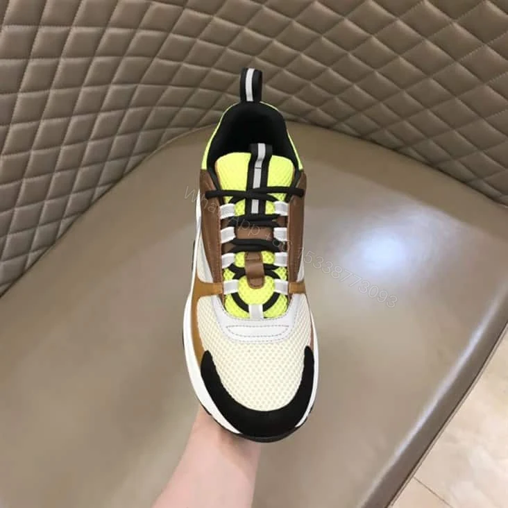 View 5 of B22 SNEAKER TECHNICAL MESH WITH AND CALFSKIN – CD104