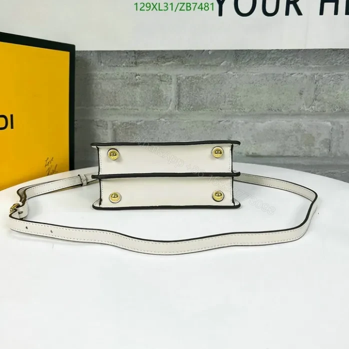 View 33 of Fendi Beige Peekaboo ISeeU Small Bag ZB7481