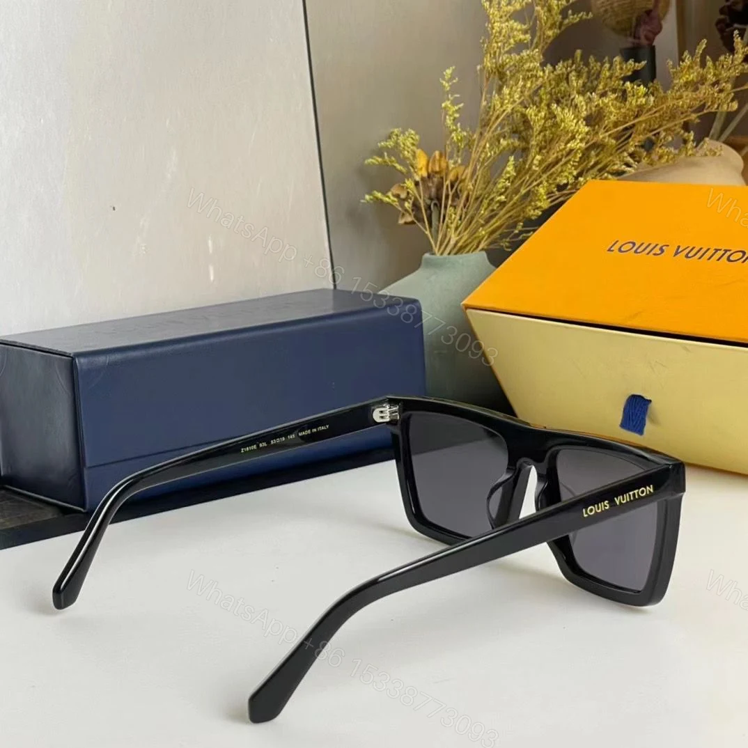View 3 of Louis Vuitton Men Sunglass Black-Gray UV Protection