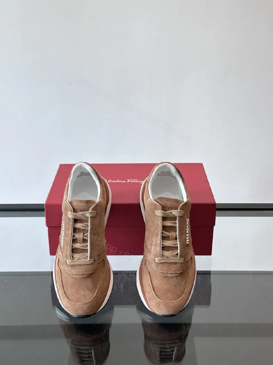 View 7 of Textured Suede Luxury Sneakers - Everyday Comfort High-Tops