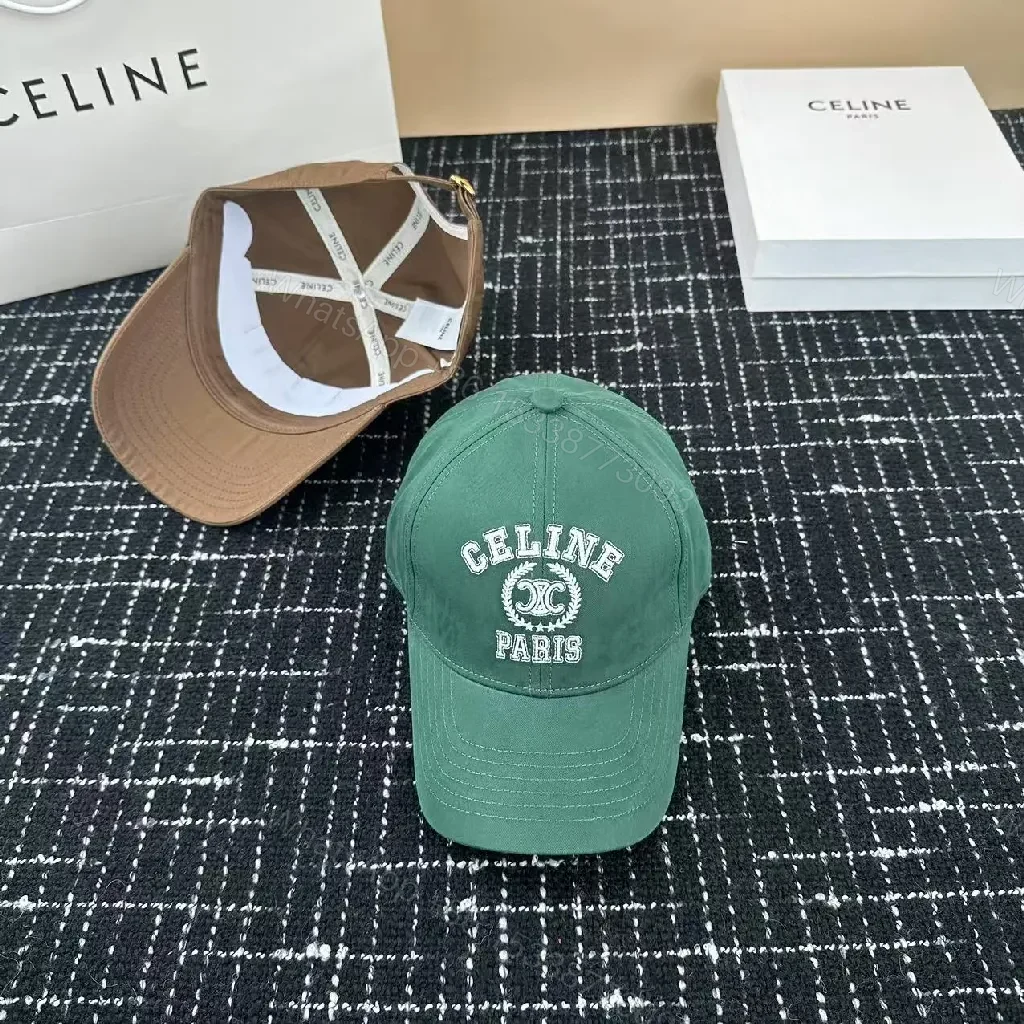 View 7 of Navy Cotton-Blend Structured Cap with Crest Embroidery