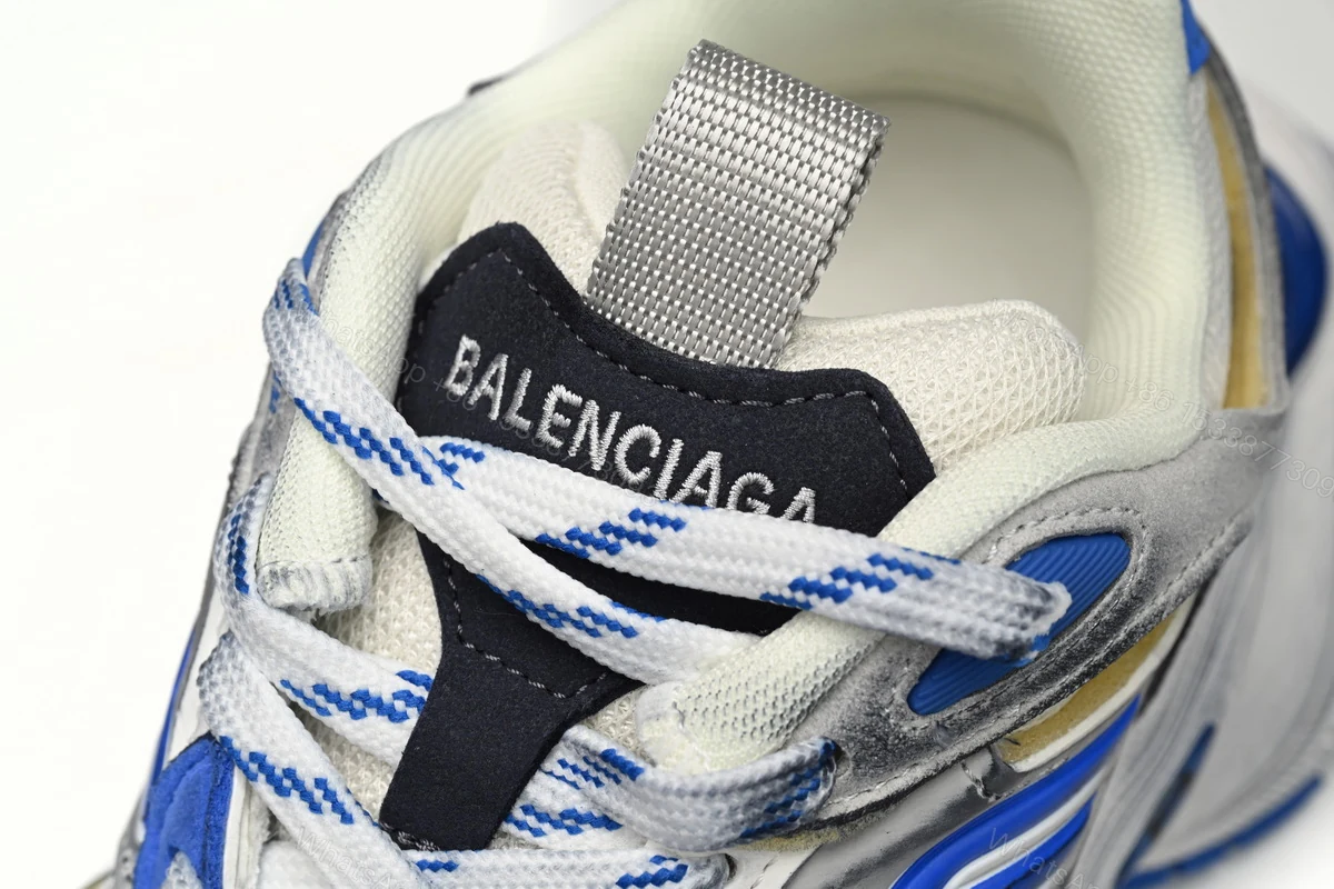 View 7 of Balenciaga CARGO Sneaker Black White And Blue 784339-W2MV6-0328