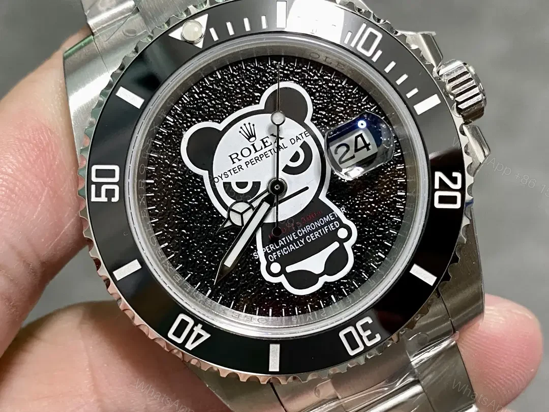 View 2 of Best Rolex Blaken Panda Water Ghost replica 40MM Silver Oyster Bracelet Edition RG-BLAKEN-PANDA-WATERGHOST-OYSTER-40
