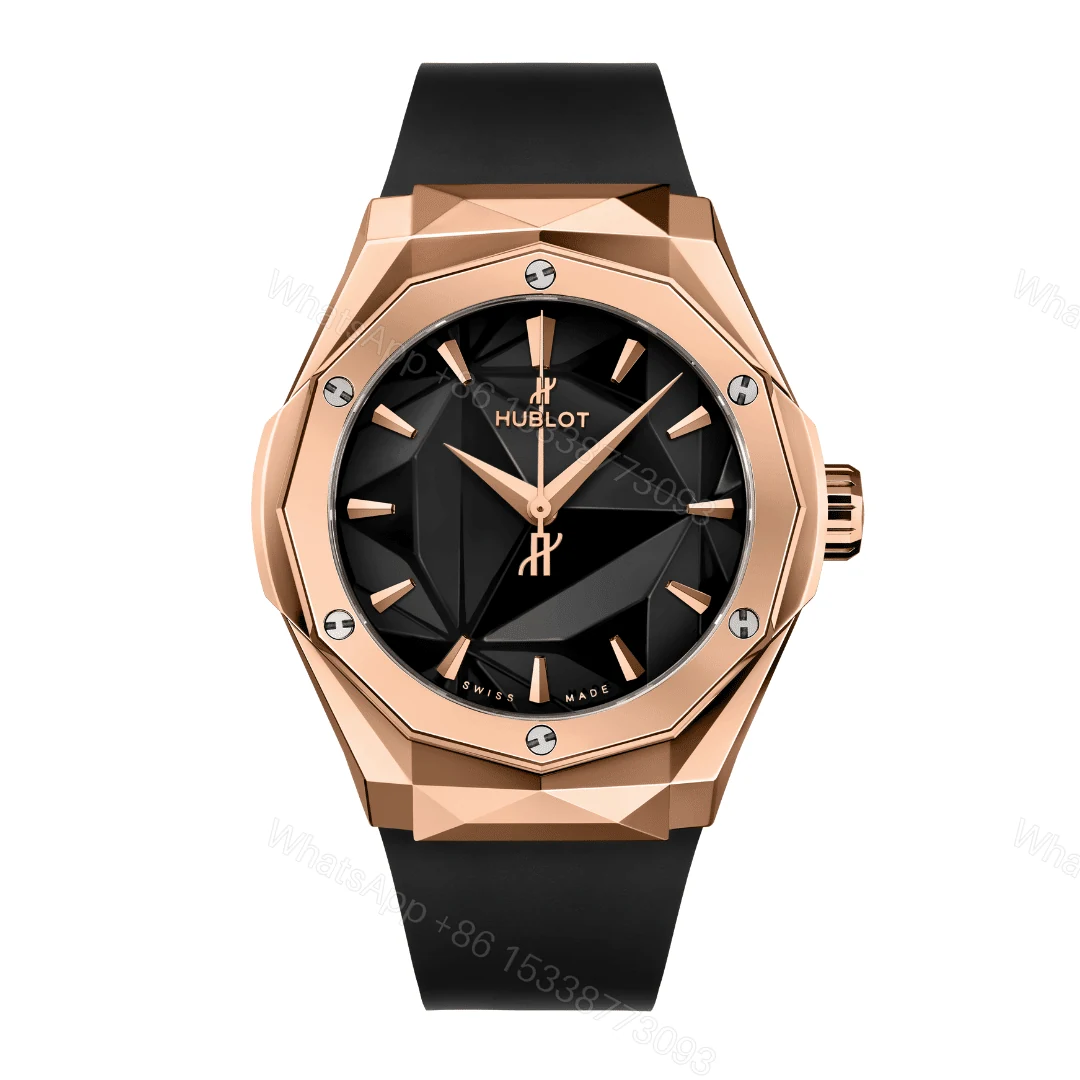 Hublot Classic Fusion Rose Gold Bezel Replica — view 1