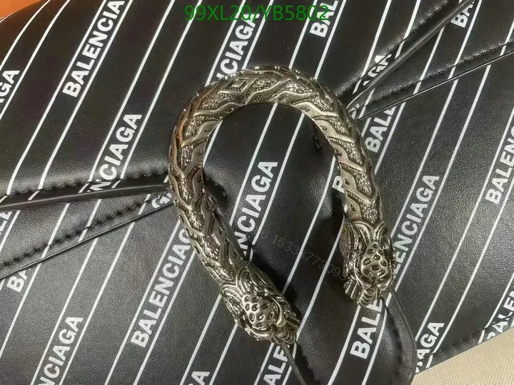 View 5 of Gucci X Balenciaga Dionysus Black & White Collaboration Bag QL29FT