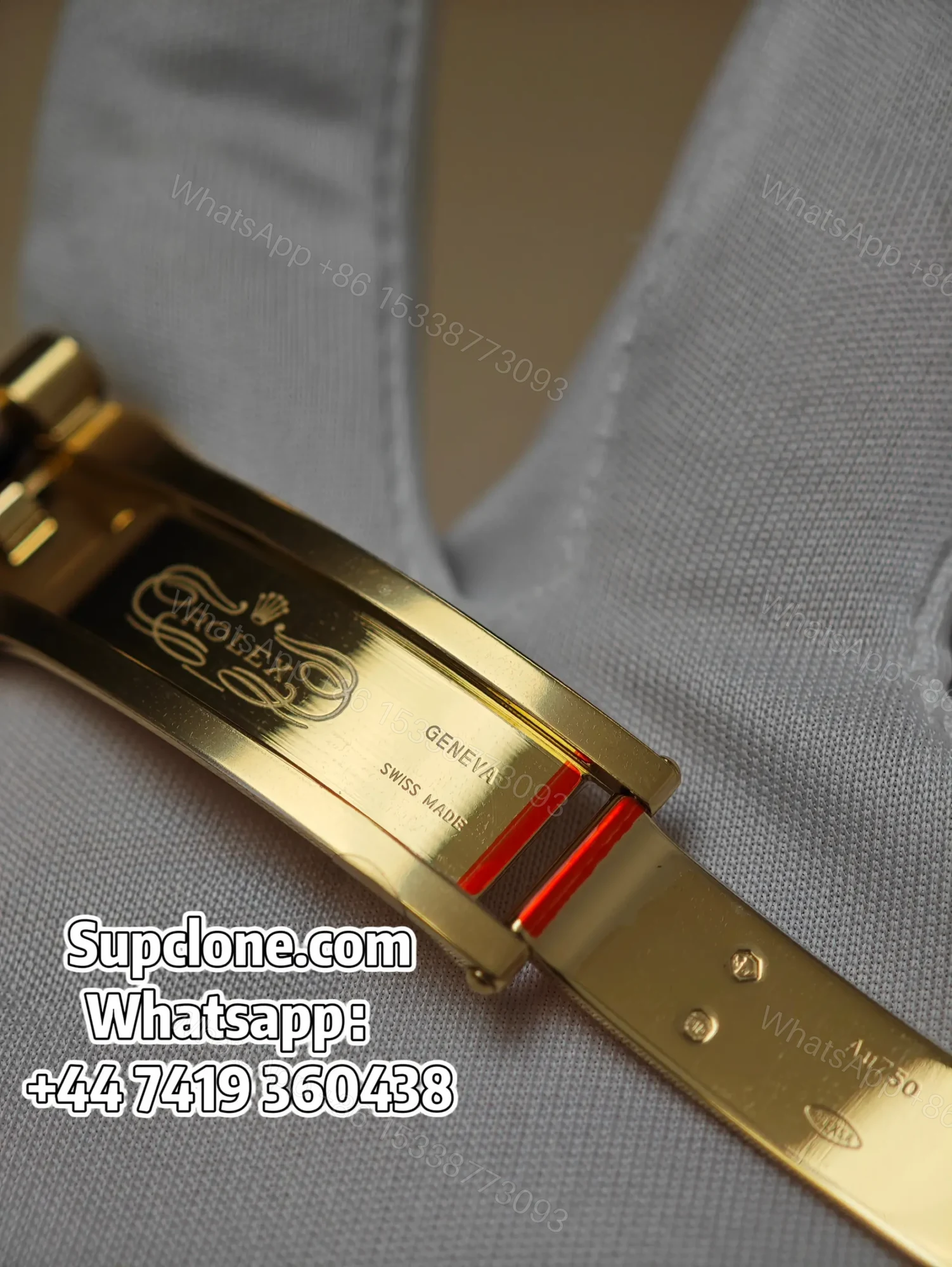 View 13 of Rolex Day-Date 40mm Yellow Gold Black Diamond Dial – Super Clone 1:1 Cal. 3255