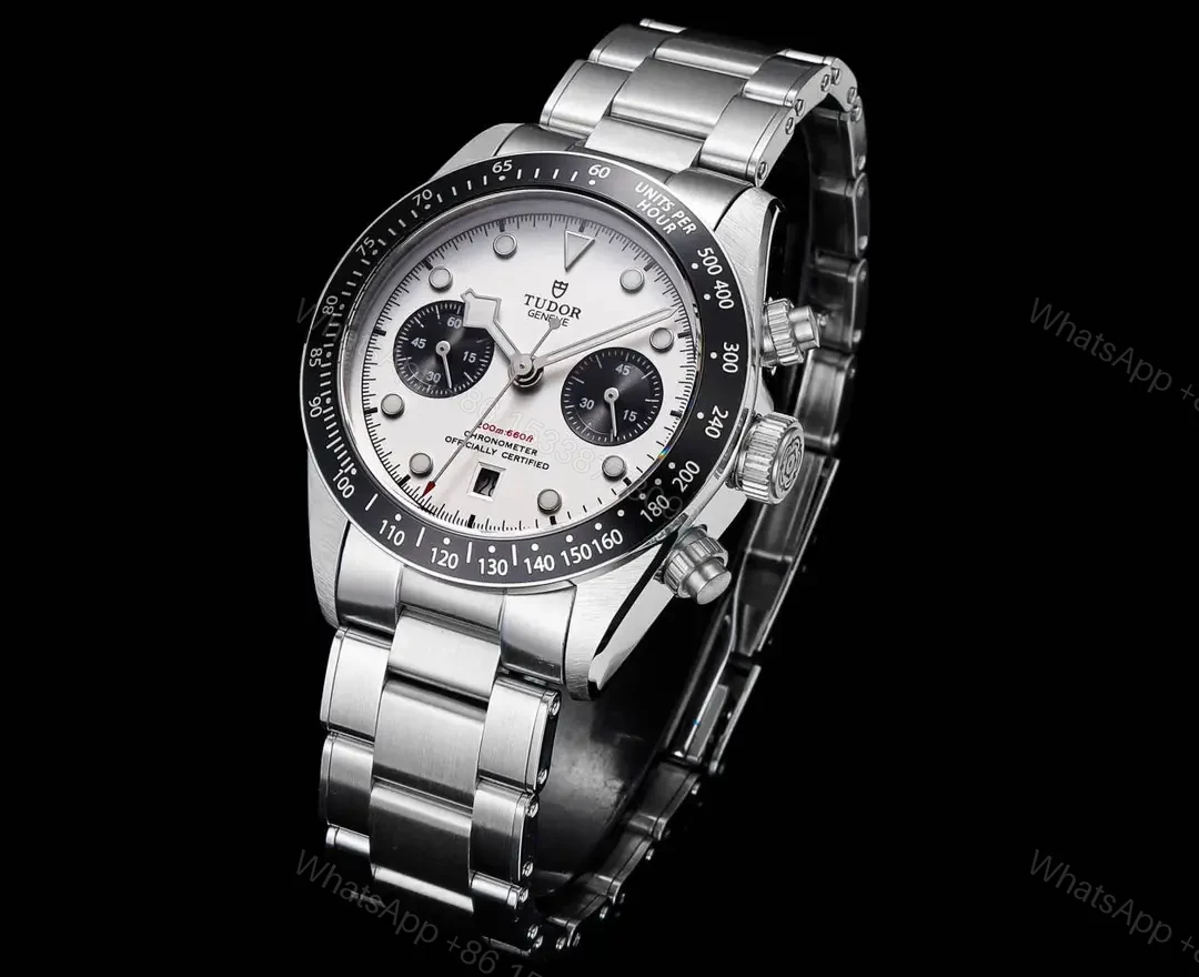 View 3 of Tudor Heritage Black Bay Chronograph Panda Bracelet 79360N-0002