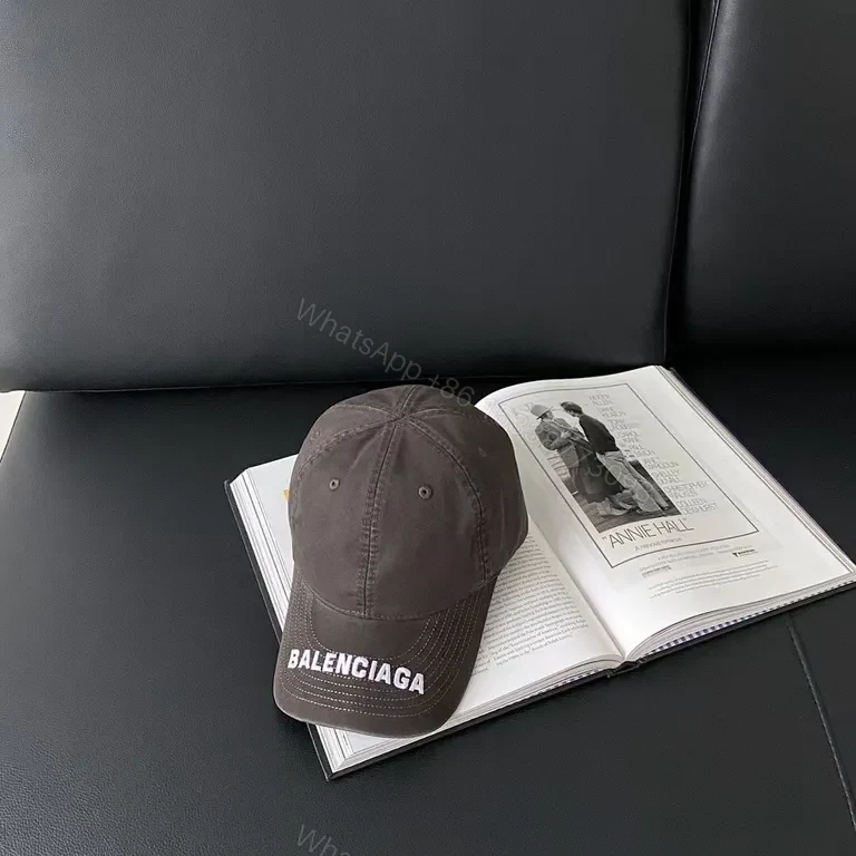 View 8 of Balenciaga Logo-Forward Cap: Luxe Cotton-Twill, Unisex