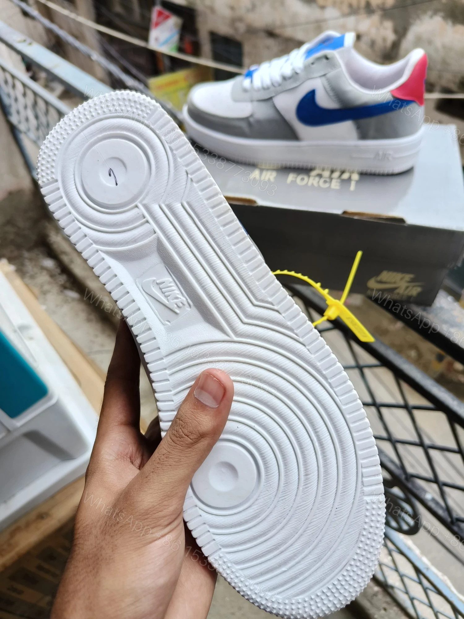 View 6 of BUY FIRST COPY NIKE AF1 UNDEFEATED HH PREMIUM LEATHER SNEAKERS ON SALE