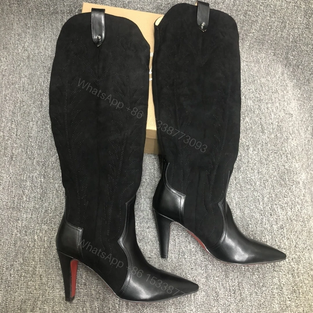 View 8 of CHRISTIAN LOUBOUTIN SANTIA BOTTA 85 BOOTS BLACK 3220701BK01