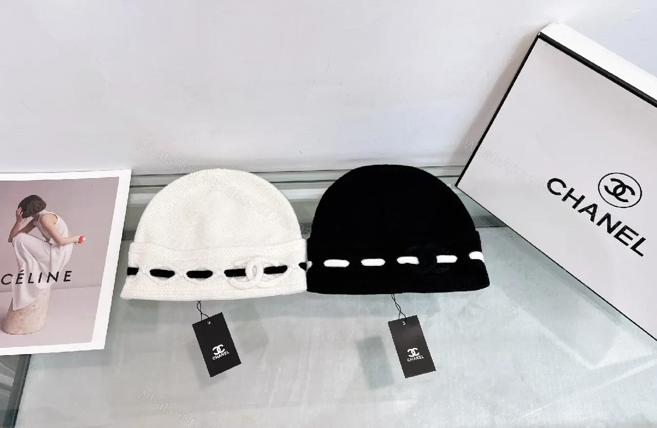 Textured Knit Beanie: Luxe Strap Detail, Everyday Chic, Beanie — view 1