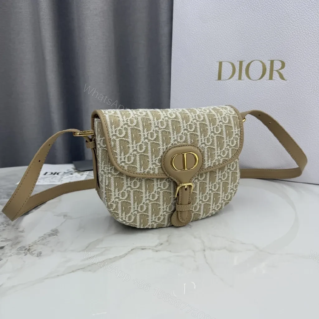 View 5 of Beige Monogram-Textured Leather Mini Shoulder Bag