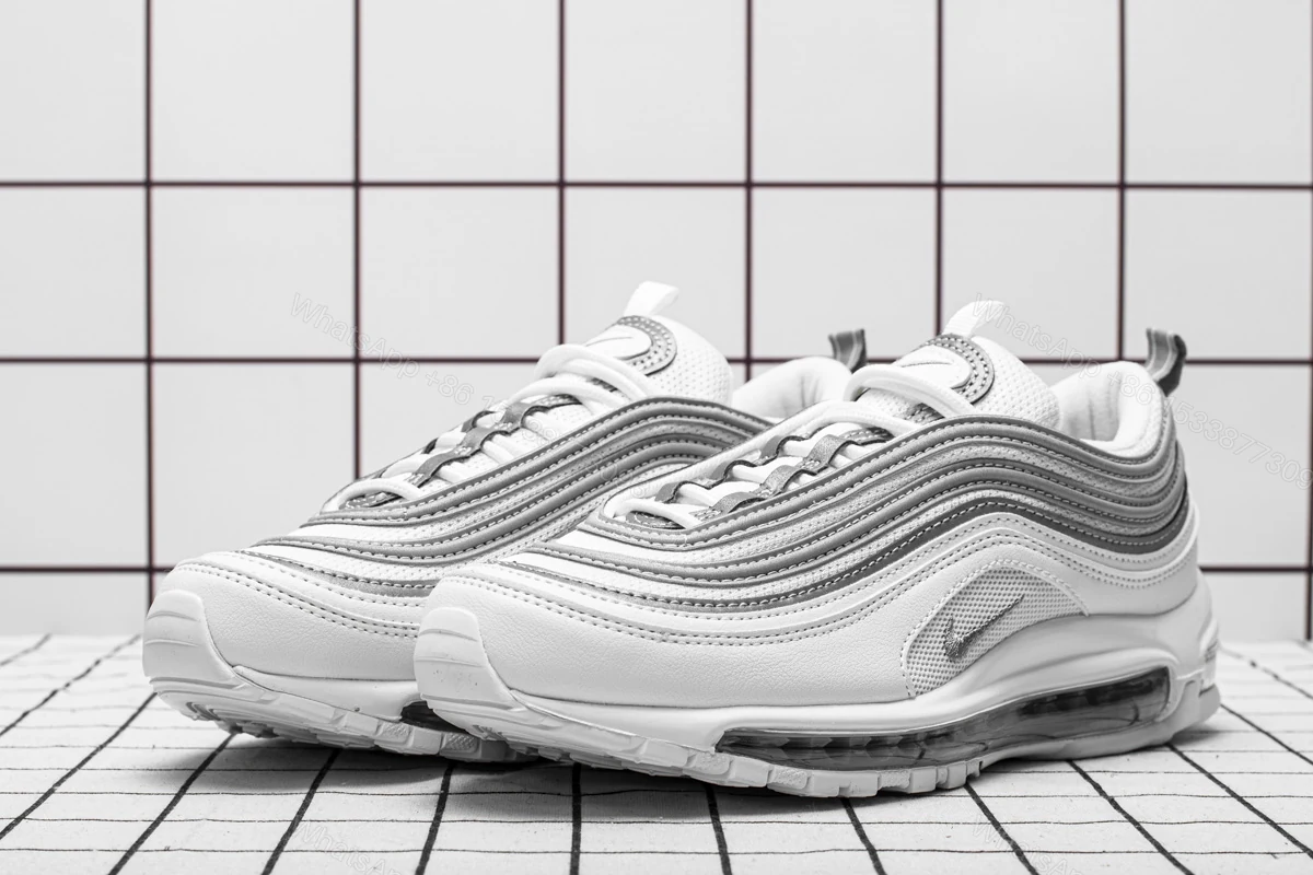 View 3 of Nike Air Max 97 White Reflect Silver 921826-105