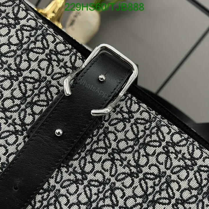 View 16 of Loewe Dark Grey Black Canvas and Cowhide Horizontal Tote IO955