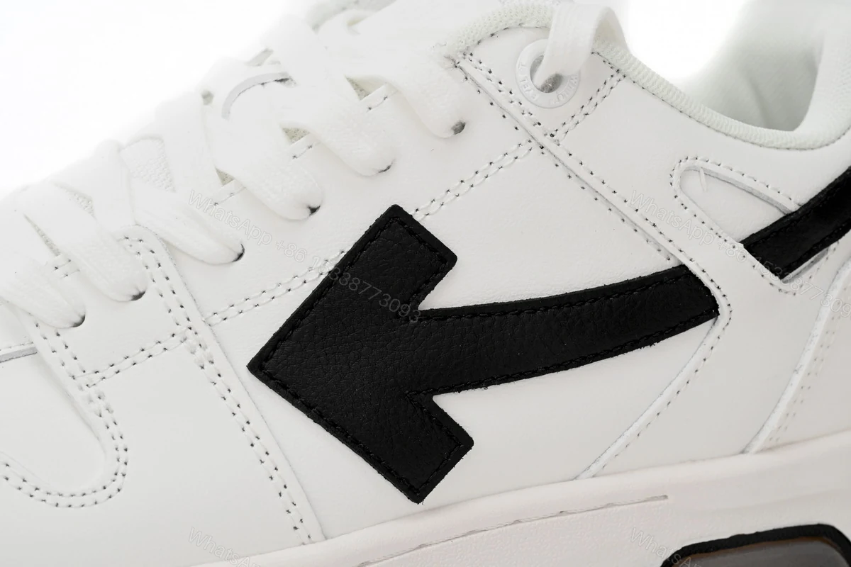 View 6 of OFF-WHITE Out Of Office OOO 30 MM Low Tops Black White Blue OMIA189C99LEA0040110