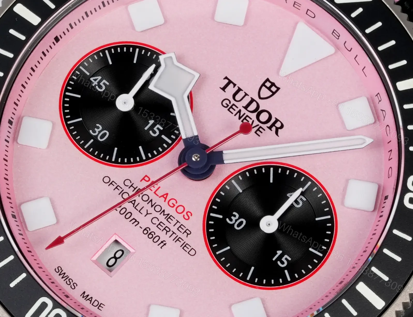 View 4 of Tudor Pink Chronograph Pelagos FXD Black Fabric Strap Ultimate 43MM M25807KN-0001
