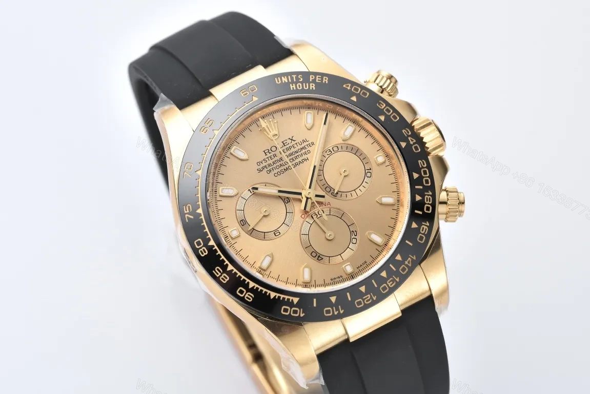 View 2 of DJ Factory Clean Factory Clean Factory Gold Daytona Champagne Dial