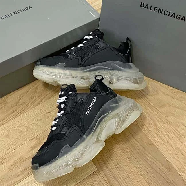 View 3 of BALENCIAGA MEN’S TRIPLE S SNEAKER CLEAR SOLE – BB200