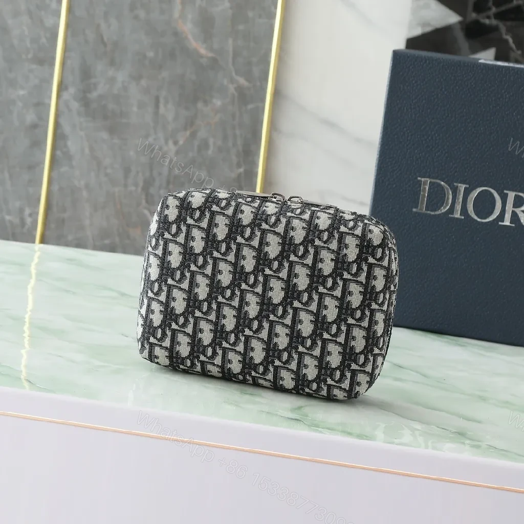 View 6 of Textured Monogram Mini Bag – City Chic, Compact Leatherette Carryall
