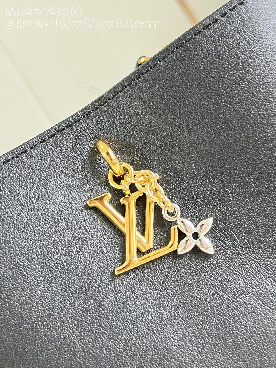View 2 of Compact Leather Bucket Bag: Subtle Luxury, Everyday Chic