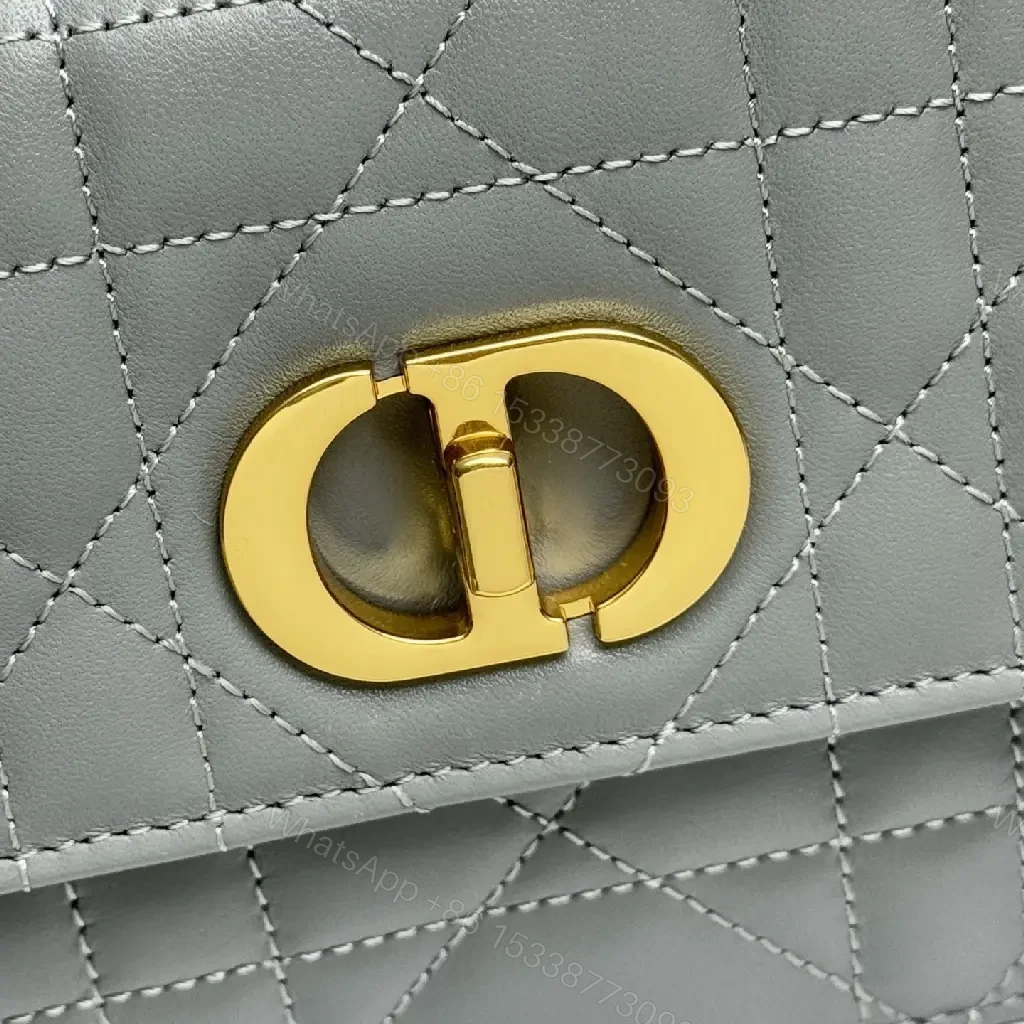 View 8 of Quilted Crossbody with Gold Chain - Luxe Everyday Bag