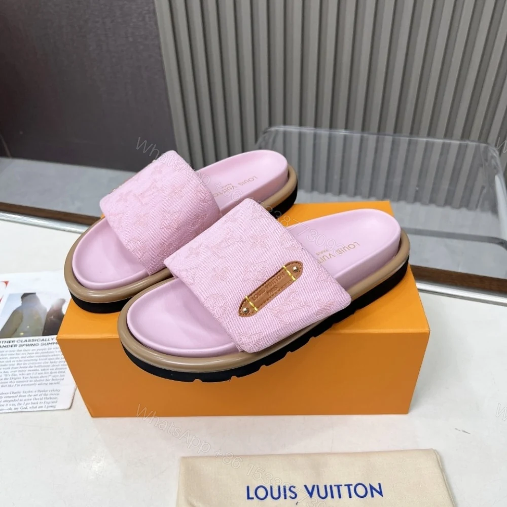 View 2 of LOUIS VUITTON POOL PILLOW FLAT COMFORT MULE ROSE 1AGUZD