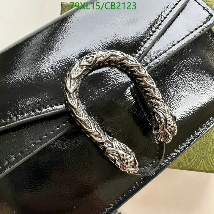 View 6 of Gucci Dionysus Knockoff Super Mini Leather Bag Black FGX872
