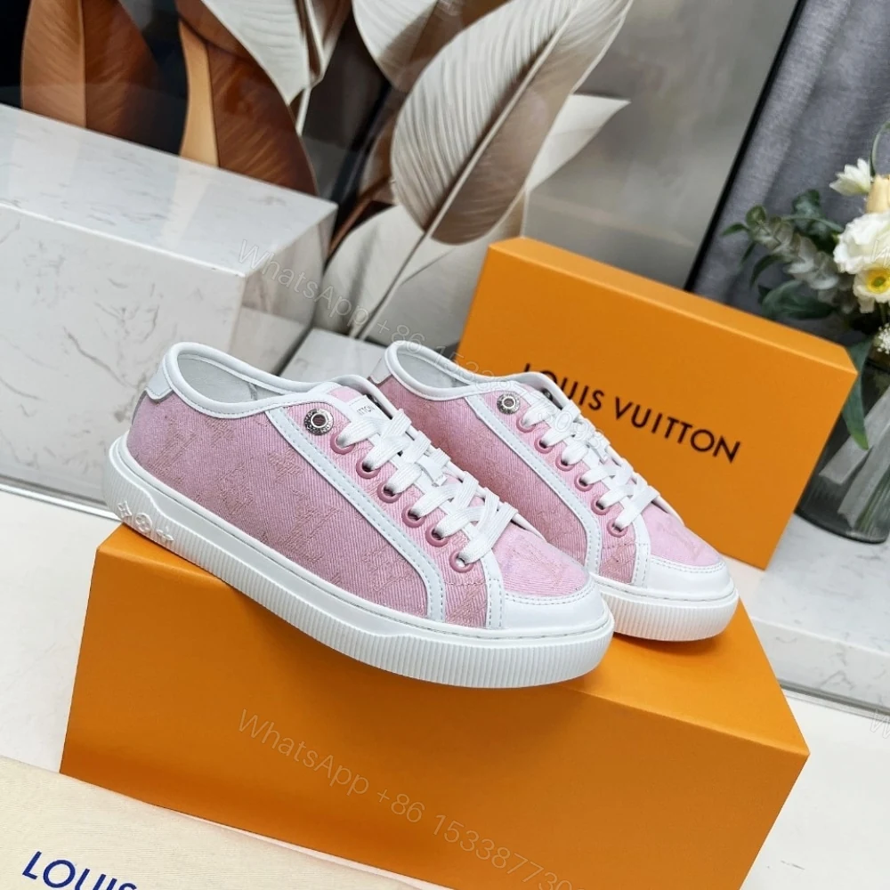 View 3 of LOUIS VUITTON LV LAGOON SNEAKER DENIM ROSE 1AGYFO