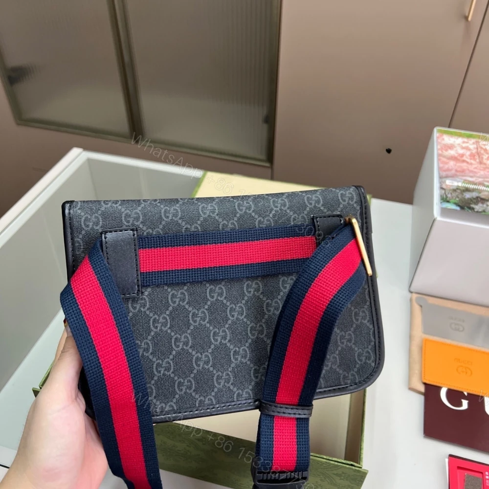 View 9 of Gucci GG Black Small Belt Bag Black Supreme Canvas 24Cm