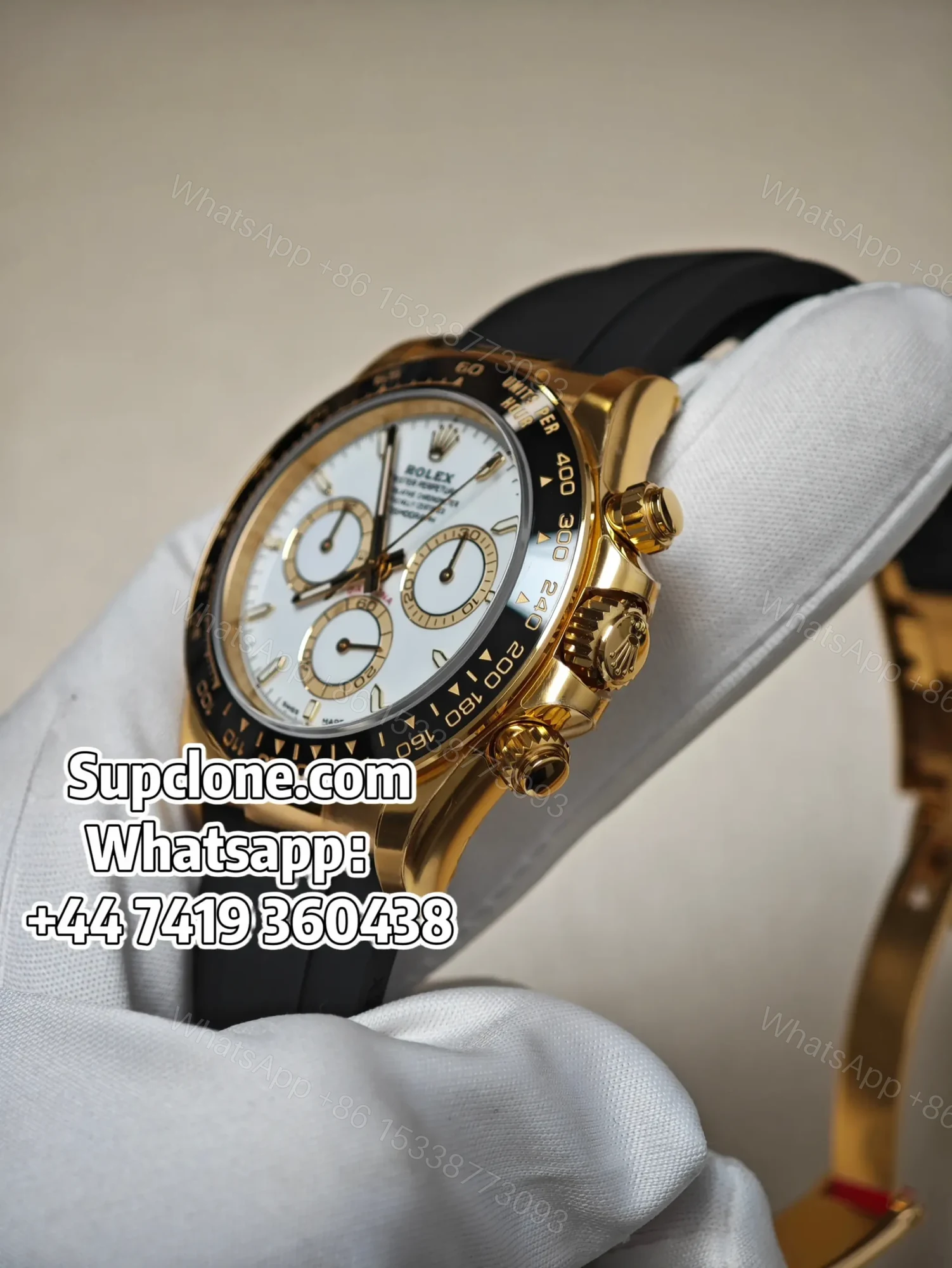 View 5 of Rolex Daytona Super Clone M126518ln-0002 – White Dial 4131 Movement