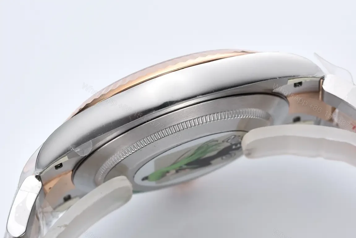 View 6 of Rolex Datejust 41 Two-Tone Rose Gold Chocolate Dial Oyster 126331-0001