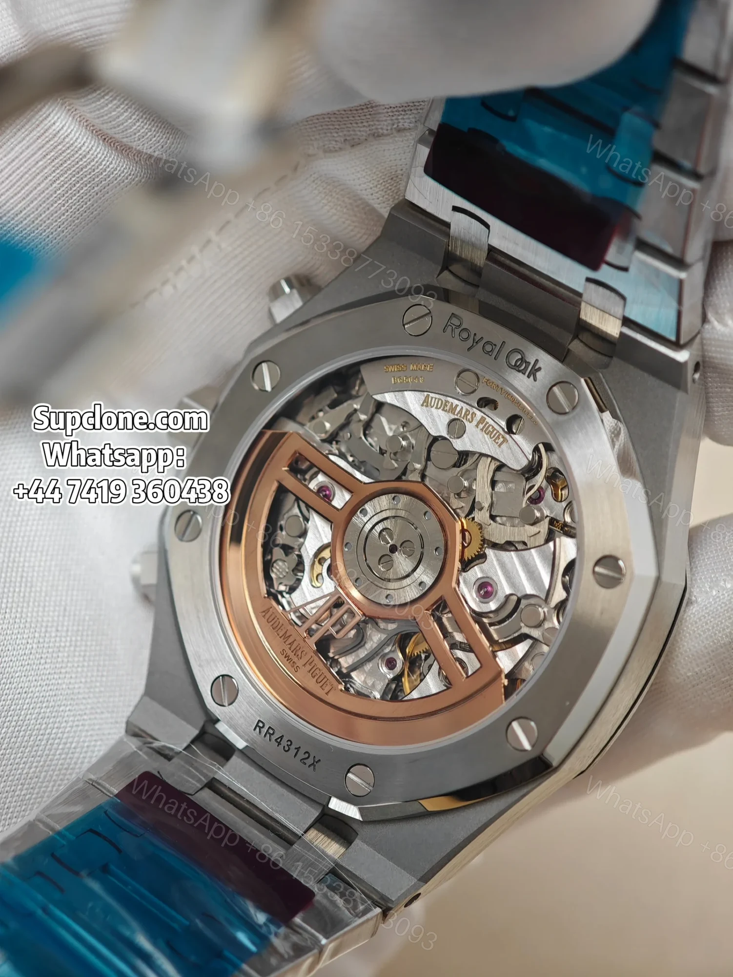 View 18 of Audemars Piguet Super Clone Royal Oak Black Dial 26240 Chronograph 41mm