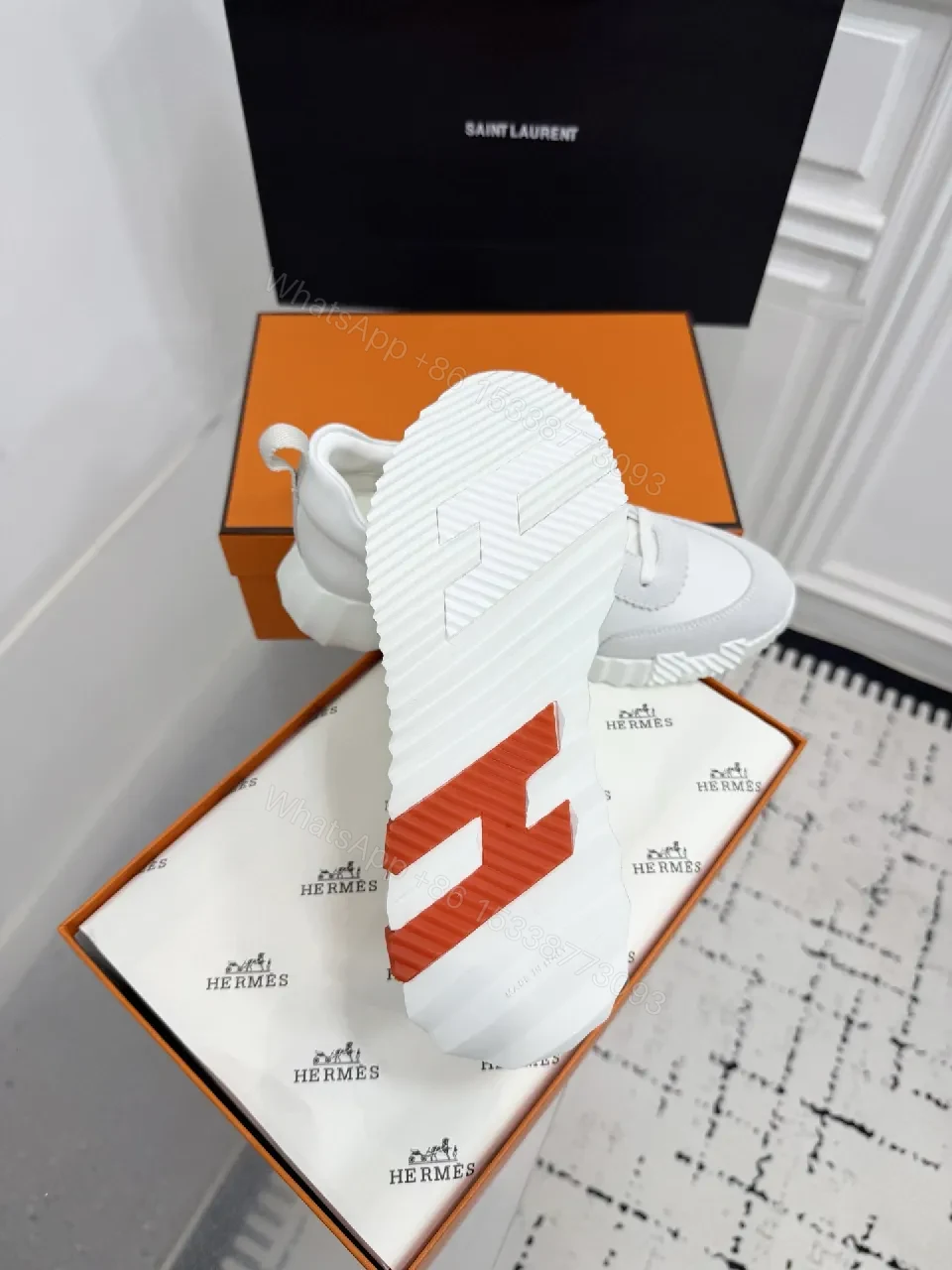View 3 of Casual Luxe Runner: Modern Texture, Bold Detail Sneaker