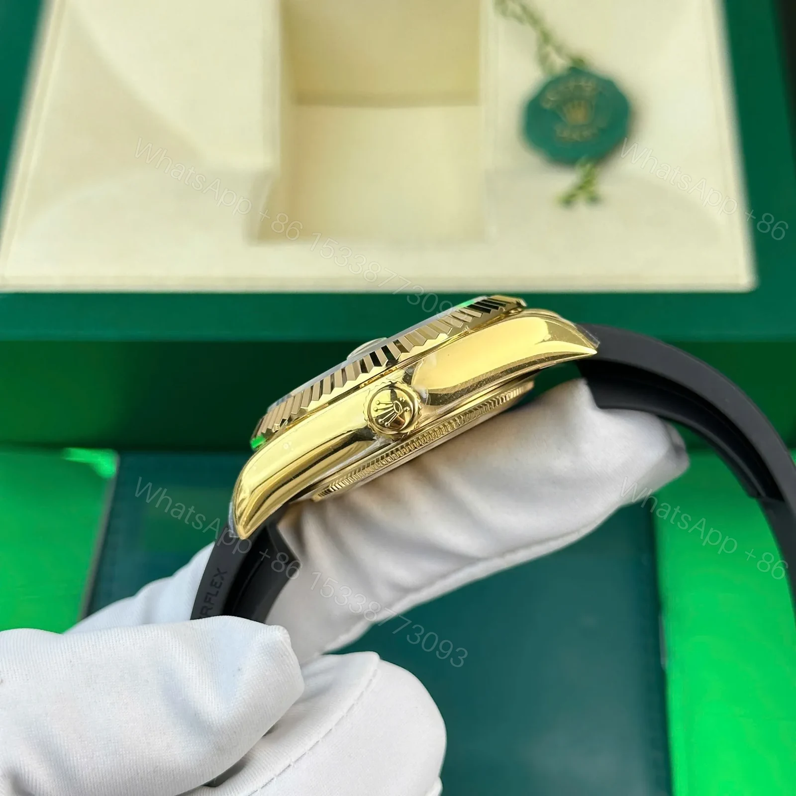 View 9 of Superclone Rolex Sky-Dweller Champagne Dial 336238