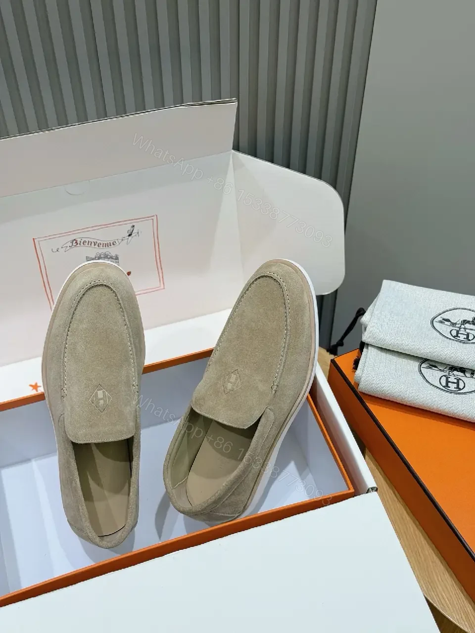 View 7 of Textured Suede High-Top Slip-Ons with Subtle Detailing