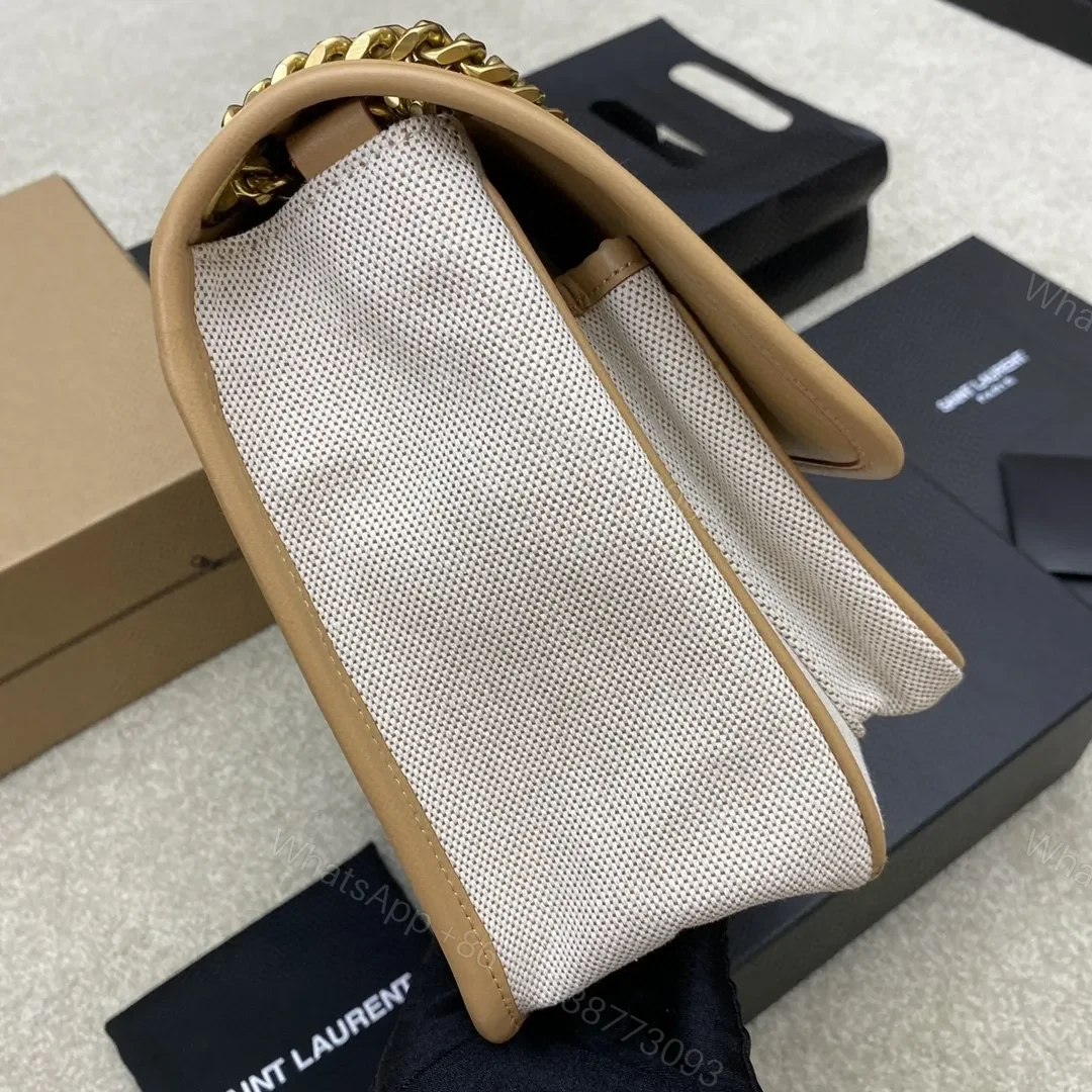 View 3 of Yves Saint Laurent YSL Niki Bag Natural Canvas