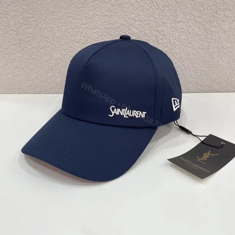 View 5 of Saint Laurent Cap: Luxury Cotton Blend, Subtle Logo, Everyday Ready