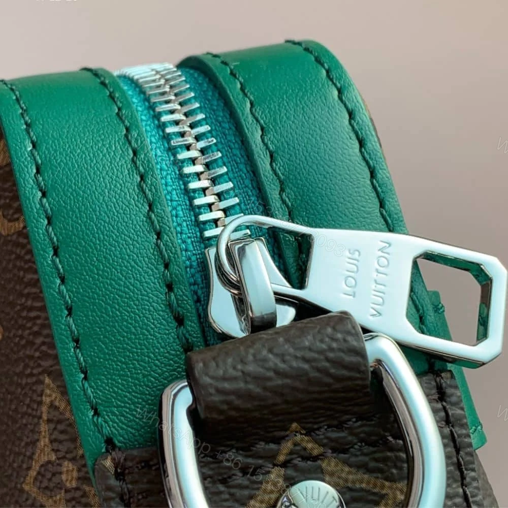 View 8 of Louis Vuitton Trio Messenger Bag Green 25Cm M12766