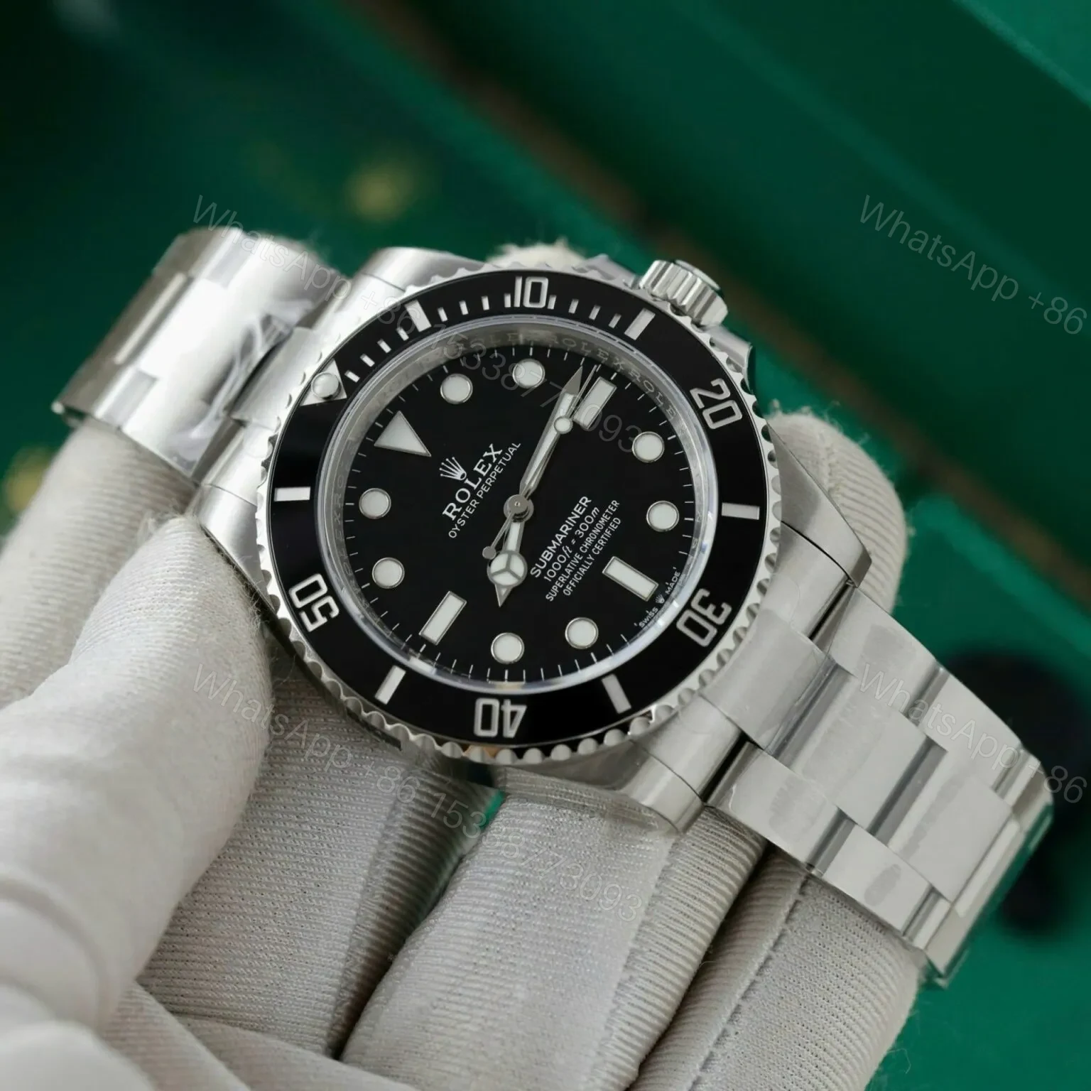 View 3 of Replica Rolex Submariner Black Dial 114060