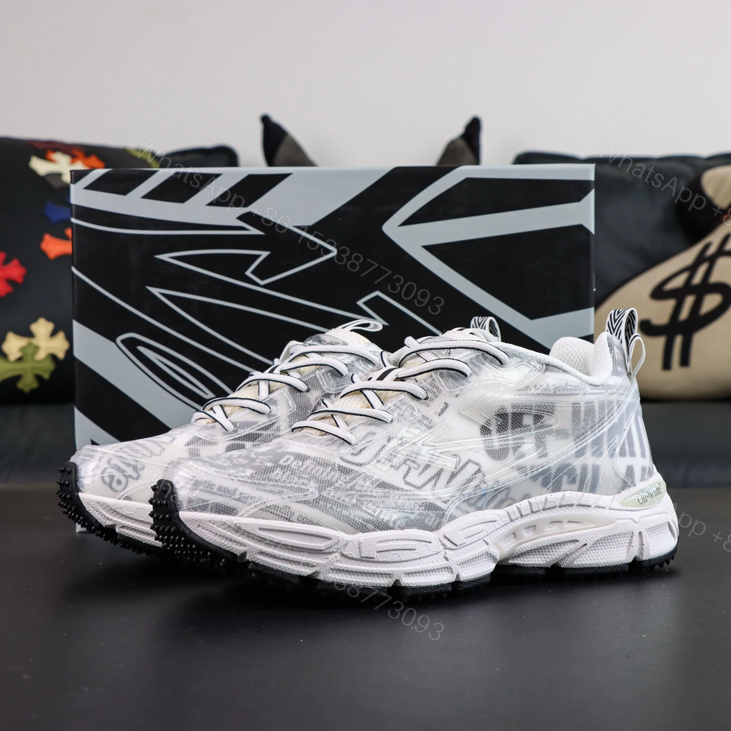 Off White Be Right Back White Print — view 1
