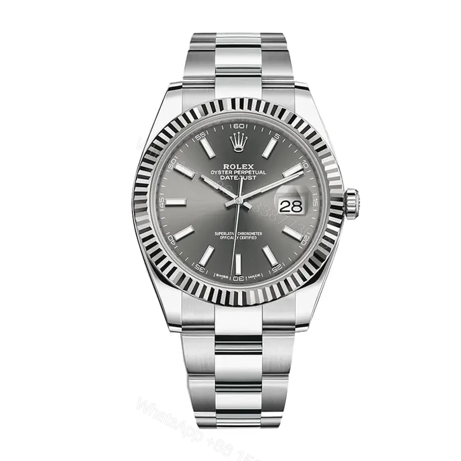 Rolex Datejust Grey Dial Replica — view 1