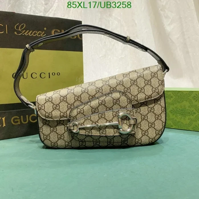 View 8 of Gucci Replica Horsebit 1955 Small Bag Brown Leather in AAAA Quality