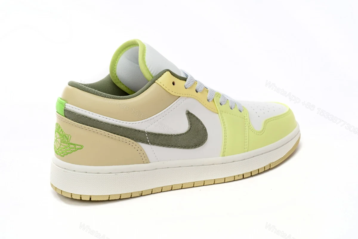 View 9 of Air Jordan aj1 Low Green White FD9906-131